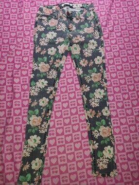 Floral Love Fire Brand Skinny Jeans